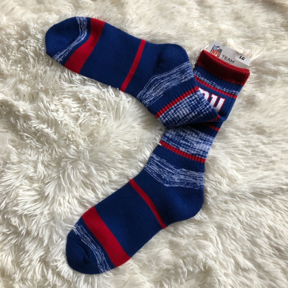 NFL Team NY Giants Crew Socks - Picture 4 of 5